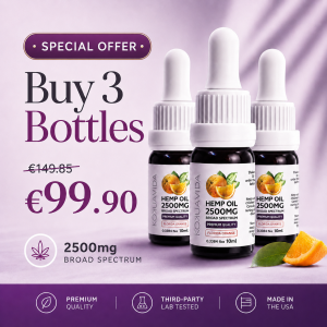 Special Offer – 3X Broad Spectrum CBD Oil 2500mg - Florida Orange